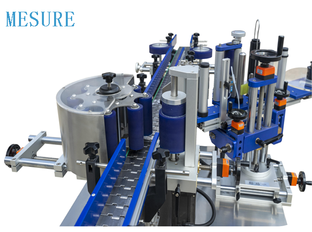 Otomatik Tek Çift Yan Sallı Kare Yuvarlak İçecekler Evcil Cam Şişe Kendi Kendine Yapışkan Etiket Etiket Etiketleme Makinesi