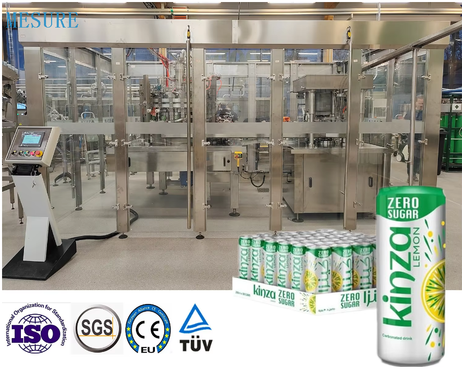 Özel bira/karbonatlı içecekler için dolgu makineleri | Sızdırmazlık ile küçük işletme verimli ambalaj hattı