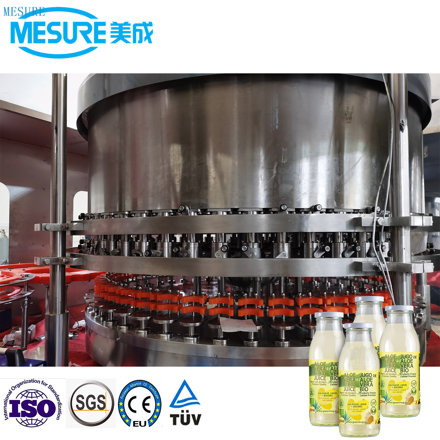 8000bph cam şişe hamuru suyu yapım makinesi 