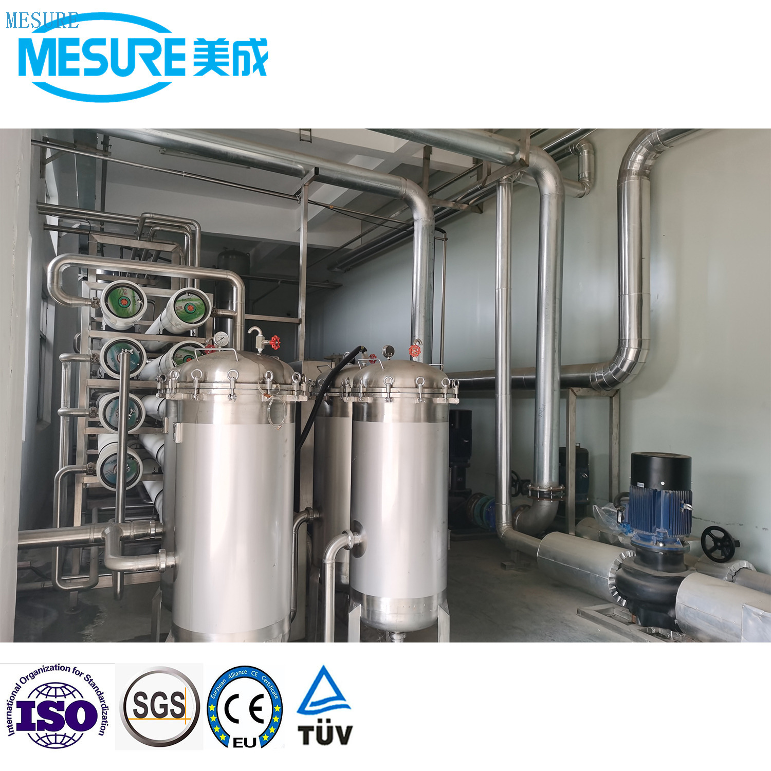 Yüksek Verimli Ters Ozmoz Su Arıtma Sistemi Tesisi