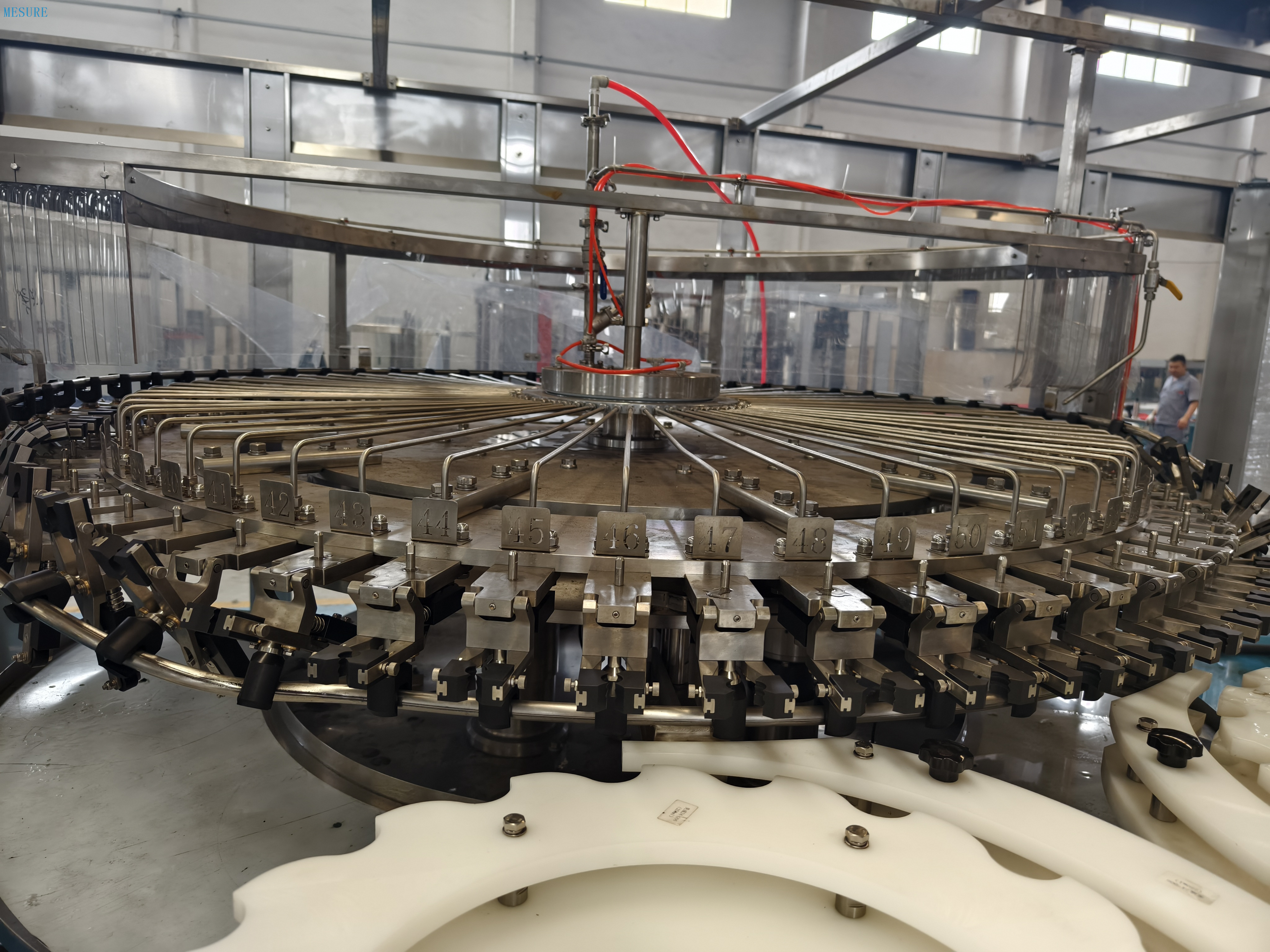 Cam Şişe Sıvı Su Doldurma Makinesi/ Su Üretim Hattı