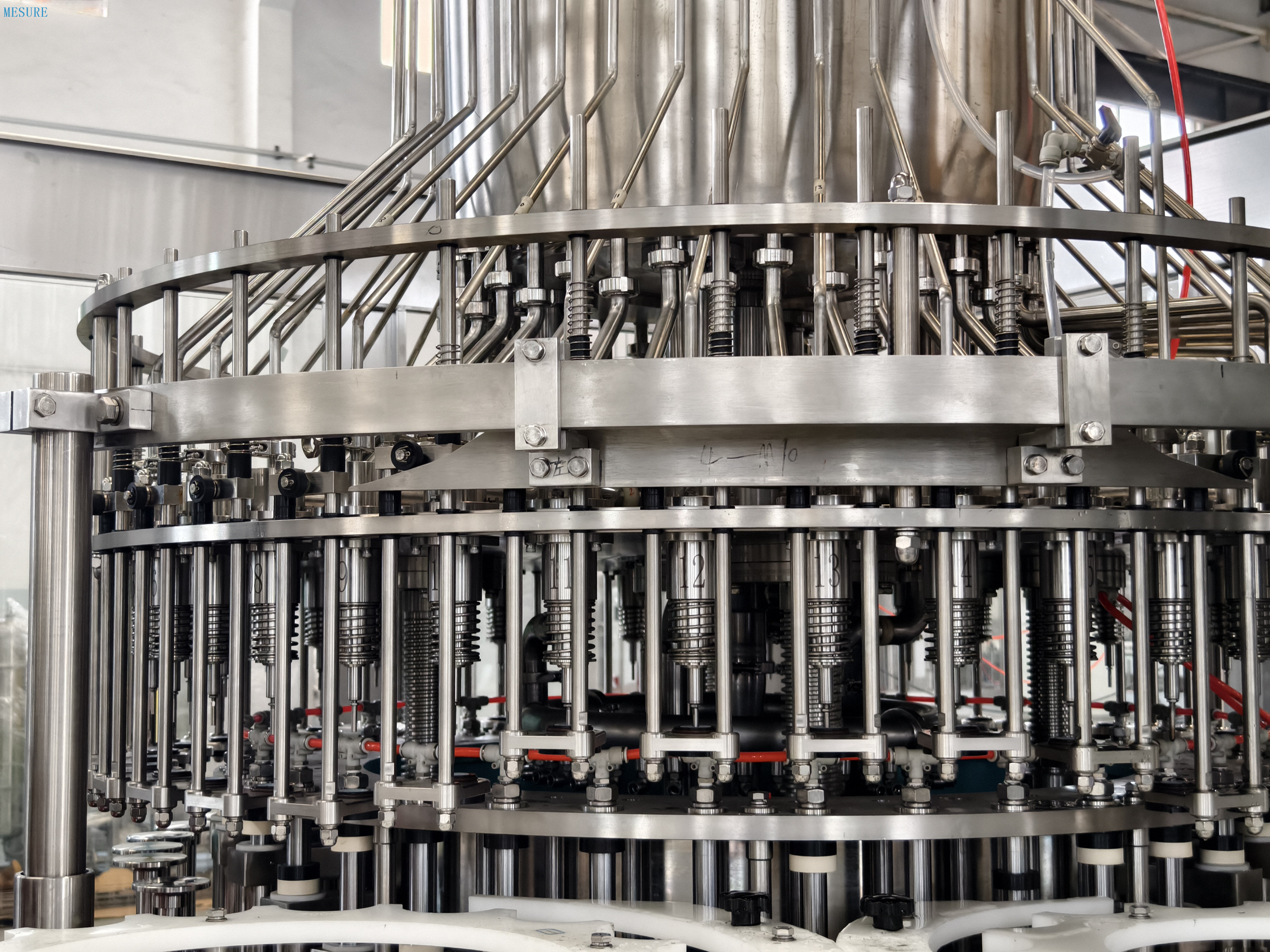 Cam Şişe Sıvı Su Doldurma Makinesi/ Su Üretim Hattı